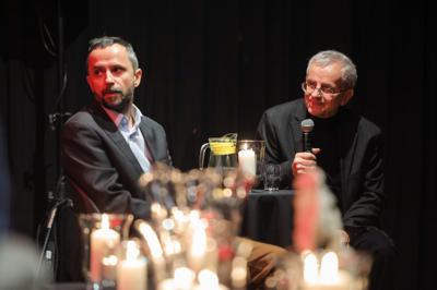 Spotkanie promocyjne 40 numeru „Almanachu Prowincjonalnego” w sali kameralnej Raciborskiego Domu Kultury. 