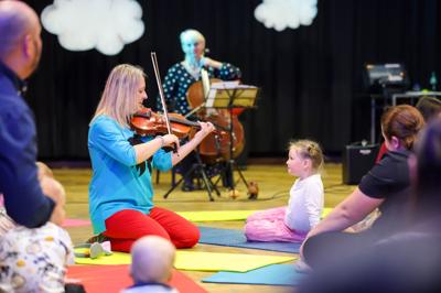 Koncert z cyklu "Maluchy w Krainie Dźwięku" zatytułowany WARZYWNE HISTORIE