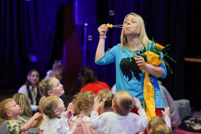 Koncert z cyklu "Maluchy w Krainie Dźwięku" zatytułowany WARZYWNE HISTORIE