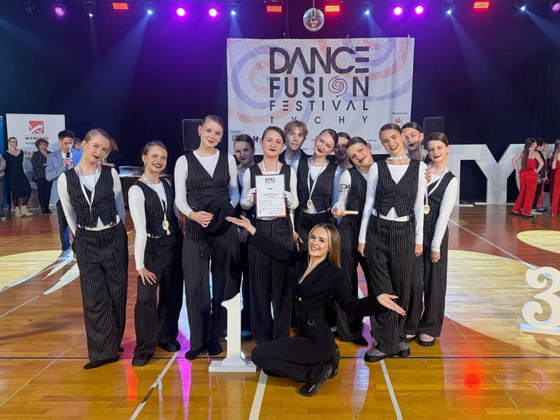 Formacja SKAZA PRO FUTURE na zawodach Dance Fussion Festival w Tychach