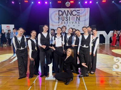 Formacja SKAZA PRO FUTURE na zawodach Dance Fussion Festival w Tychach