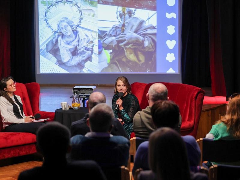 Spotkanie z cyklu W PUNKT z miejską konserwator zabytków Marią Olejarnik