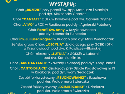 "Co nam w duszy gra..." - KONCERT PIEŚNI CHÓRALNEJ