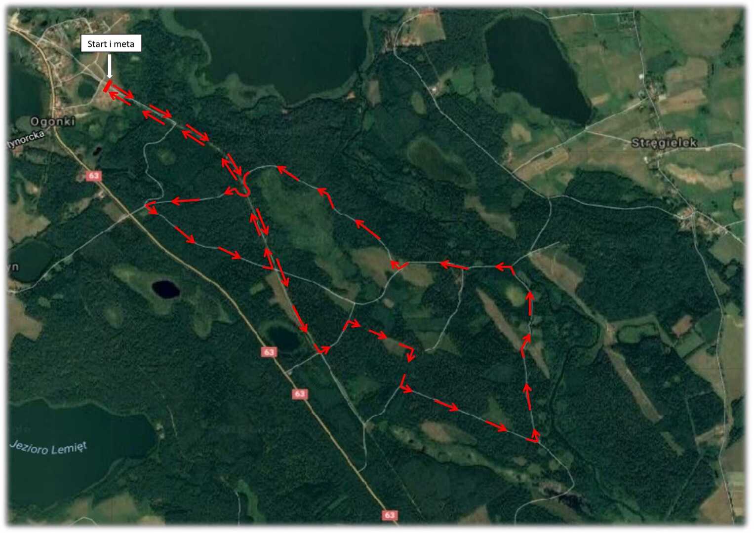 Mapa trasy