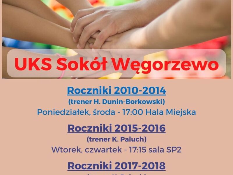 Plakat zajęć ogólnorozwojowych