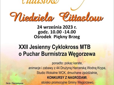 Plakat zawodów cyklocrossu 2023