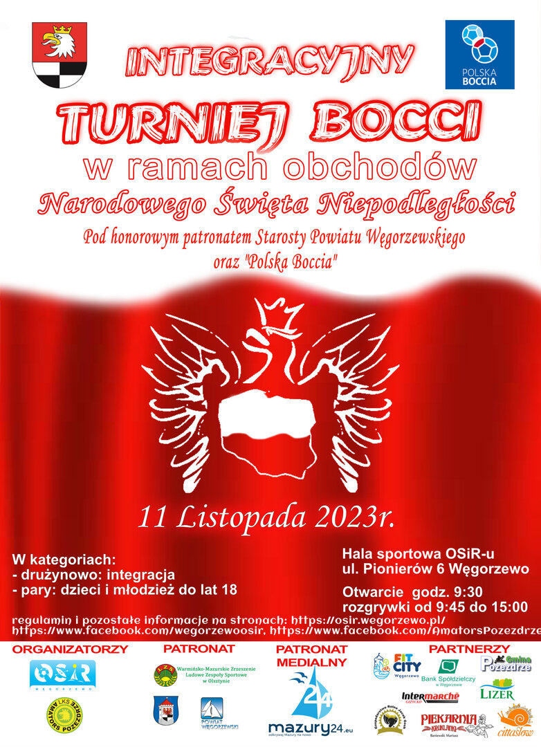 Plakat Turniej Bocci