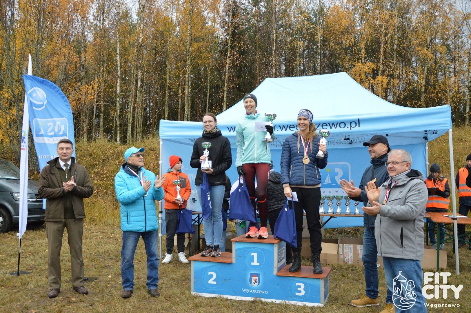 Podium BBL Lasy 10 km 2023 kobiet