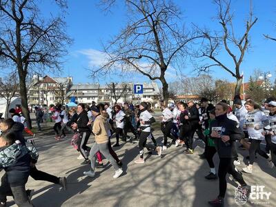 Start biegu Tropem Wilczym