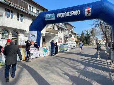 Pierwsze miejsce w kategorii mężczyzn w biegu Tropem Wilczym