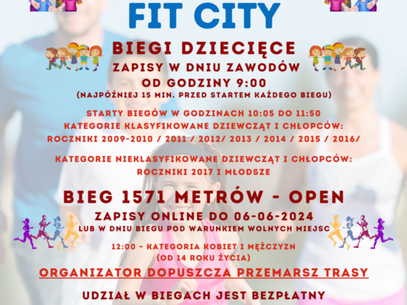 Plakat Festynu Rodzinnego Fit City 2024