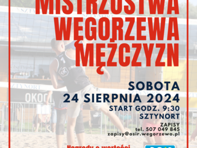 Plakat siatkówki plażowej