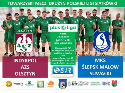 Plakat meczowy - siatkówka