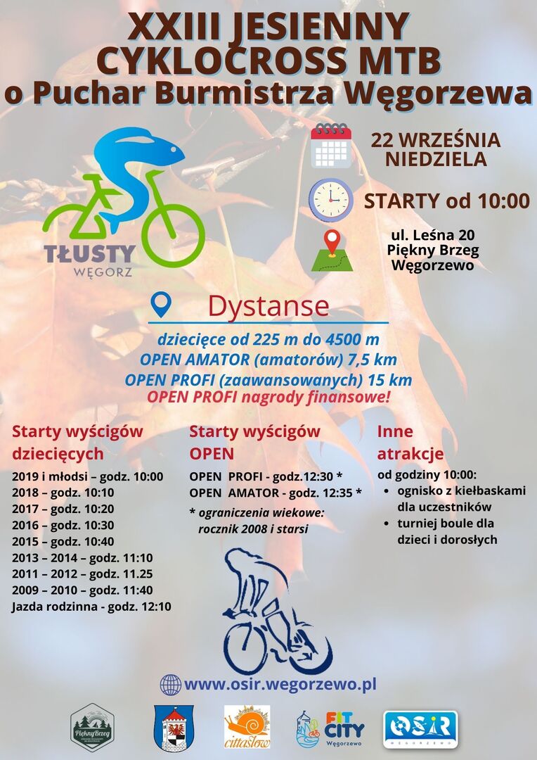 Plakat cyklocrossu 2024