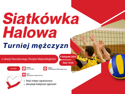 Plakat siatkówki