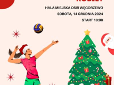 Plakat siatkówki kobiet