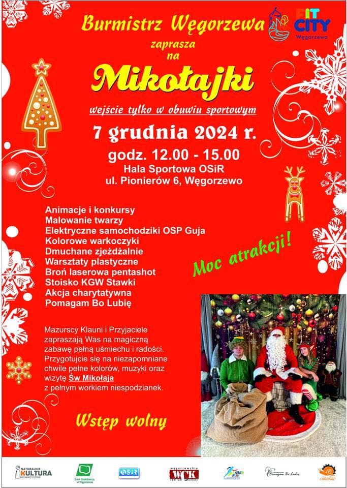 Plakat Mikołajki 7-12-2024