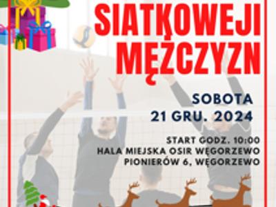 Plakat turnieju siatkówki