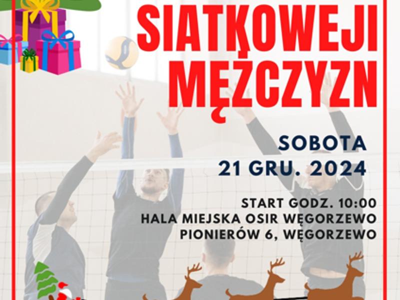 Plakat turnieju siatkówki