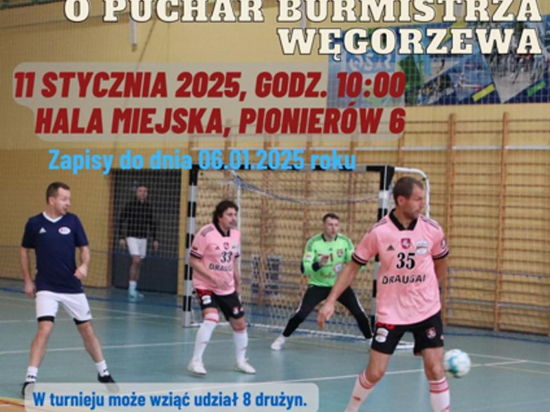 Plakat  Halowy Turniej Piłki Nożnej Oldboja 40+