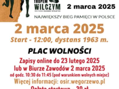 Plakat Tropem Wilczym 2025