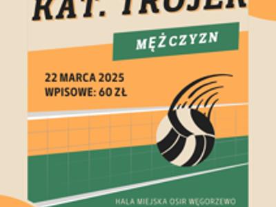 Plakat turnieju trójek mężczyzn 2025
