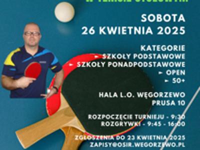 plakat tenis stołowy 2025
