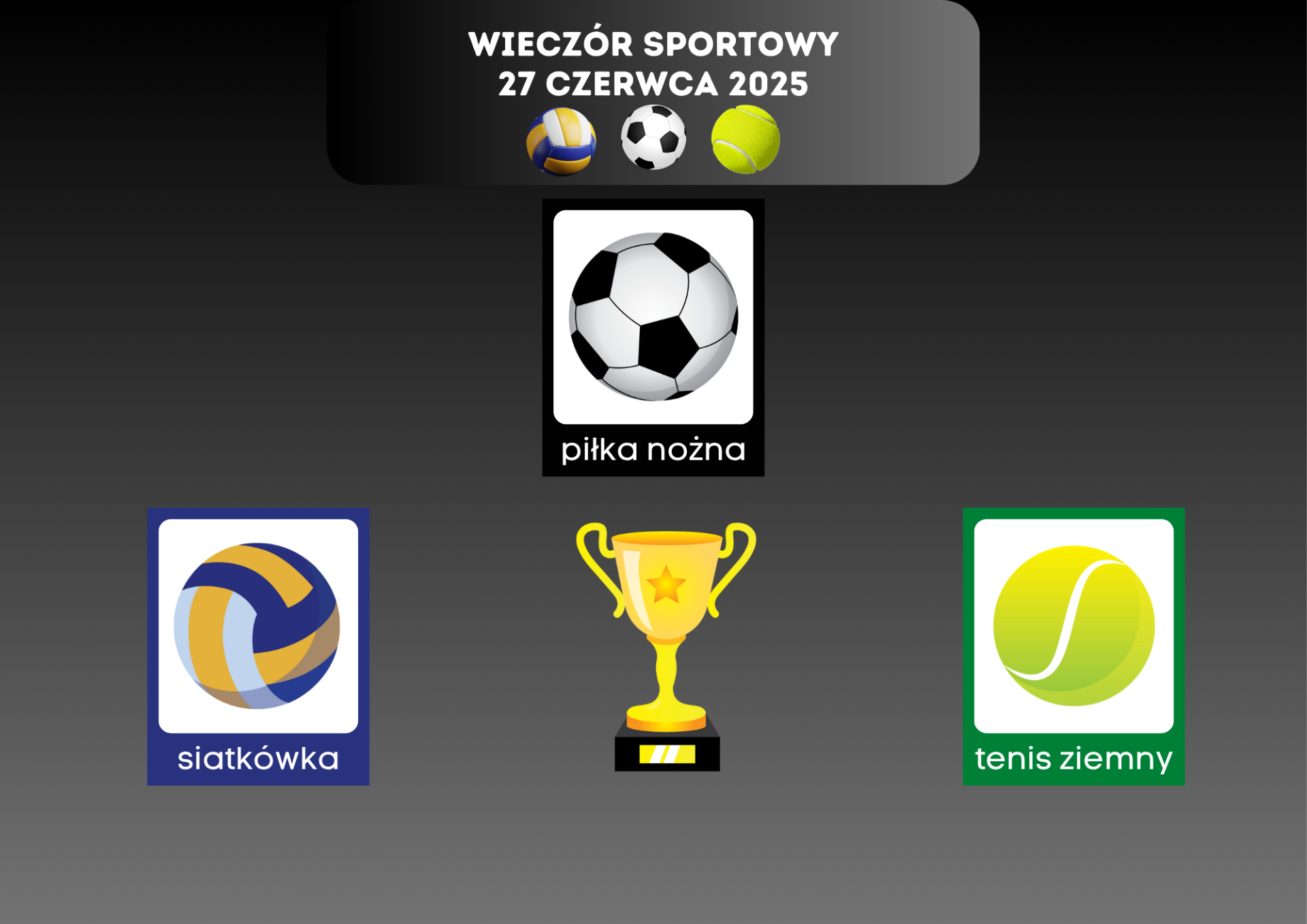 Baner Wieczoru Sportowego 2025