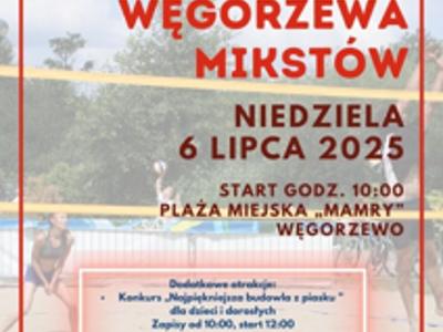 Plakat turnieju mikstów lipiec 2025