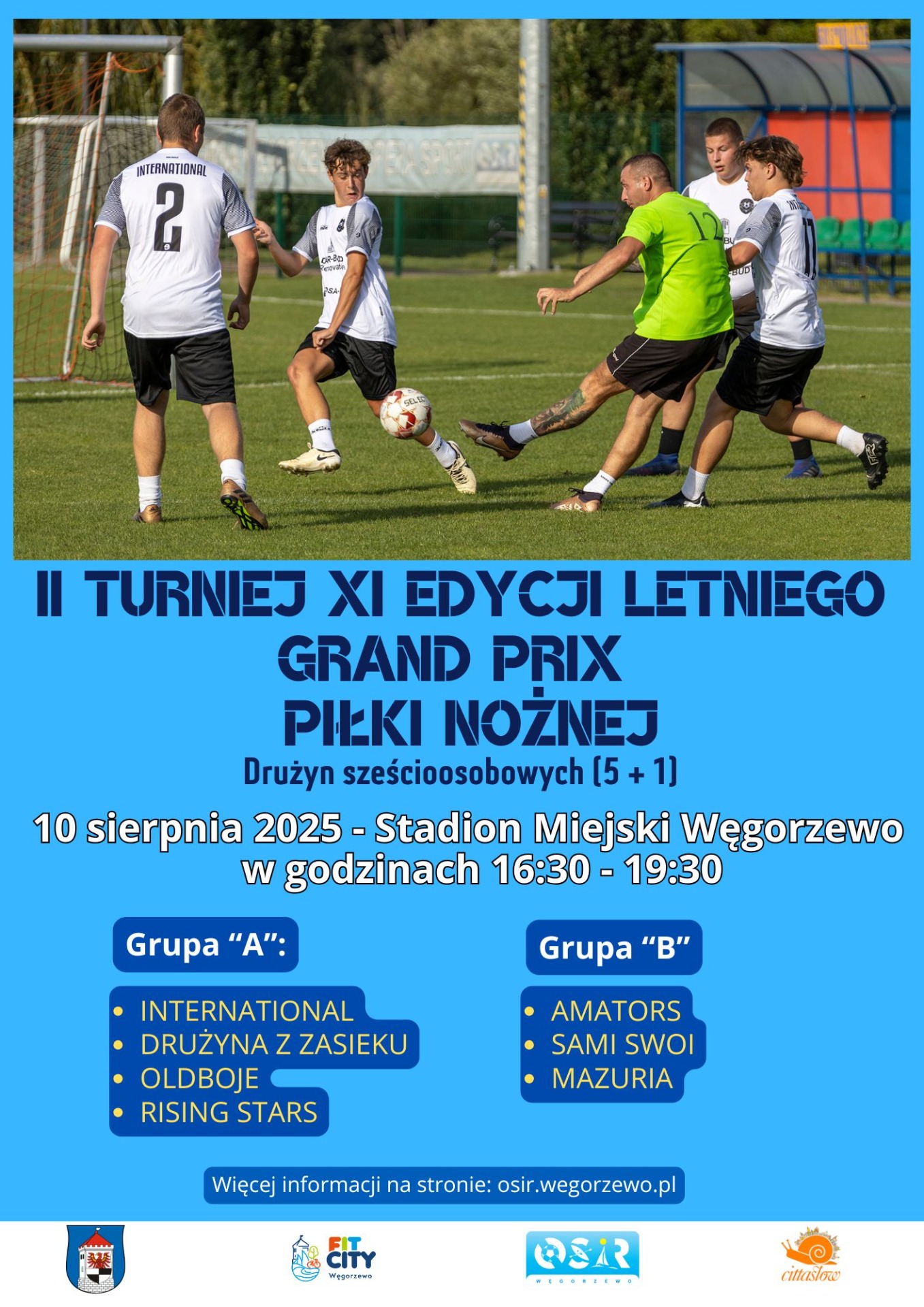 Plakat turnieju piłki nożnej