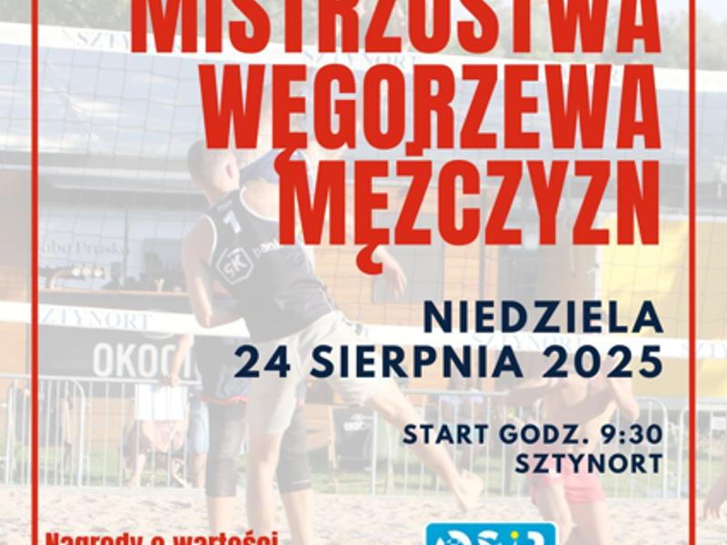 Plakat turnieju siatkówki