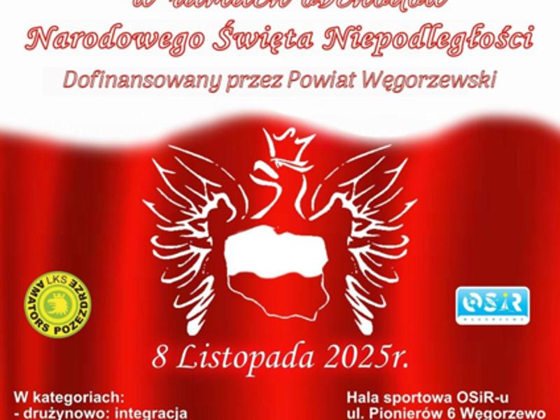 Plakat turnieju bocci 8 listopada 2025