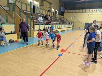 uczestnicy festynu lekkoatletycznego