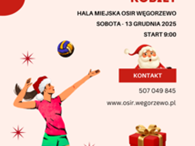 plakat turnieju siatkówki