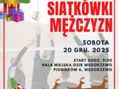 plakat turnieju siatkówki