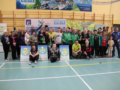Zdjęcie grupowe Integracyjnego Turnieju Bocci w ramach 34 WOŚP