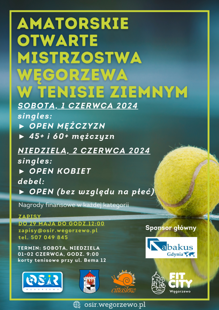 Plakat tenis ziemny 2024