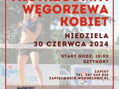 Plakat siatkówki kobiet 2024