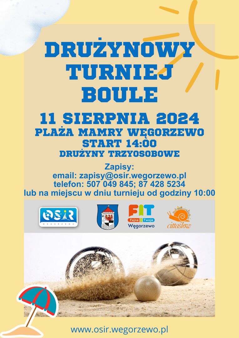 Turniej boule 11 sierpnia 2024