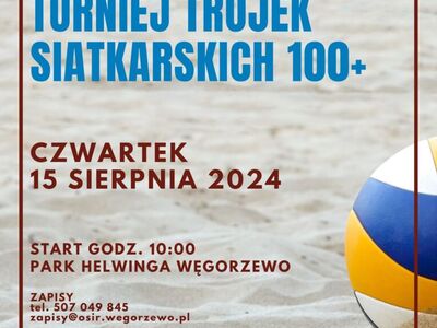Turniej Trójejk Siatkarskich 100+ 11-08-2024