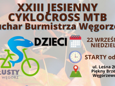 Baner Cyklocrossu 2024 dzieci