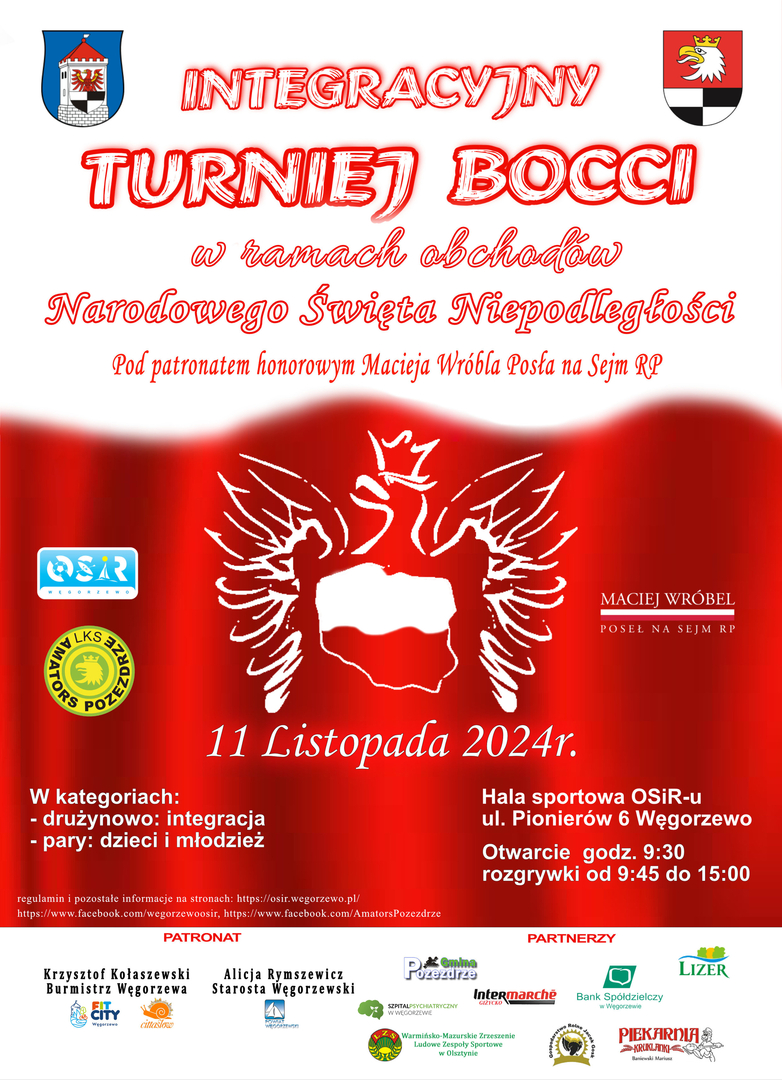 Plakat Integracyjnego Turnieju Boccia
