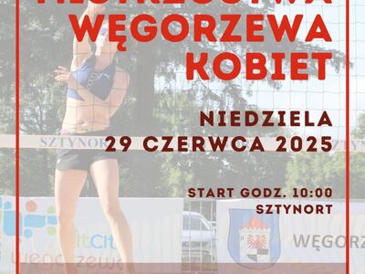 Plakat turnieju siatkówki