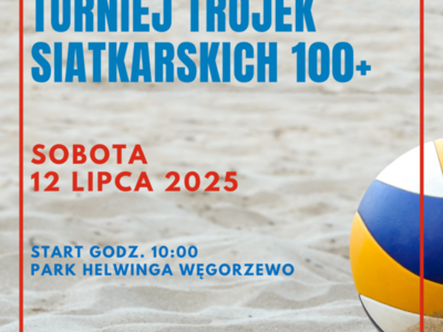 Plakat Turnieju Siatkówki 12-07-2025