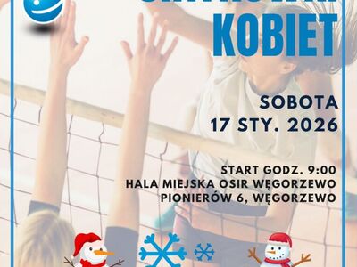 Plakat turnieju siatkówki kobiet