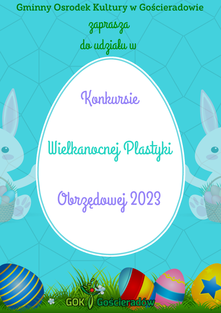 zajączki trzymające jajko