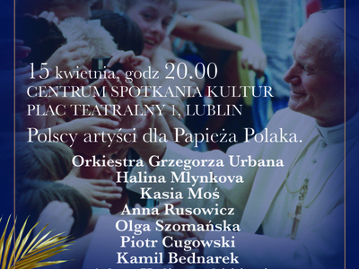 na zdjęciu Jan Paweł II witający ludzi