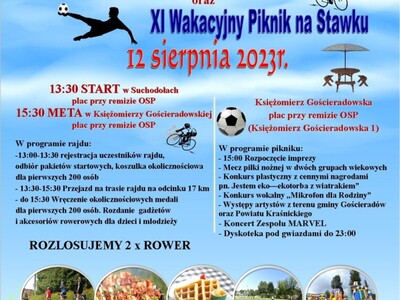 na zdjęciu atrakcje proponowane przez organizatorów