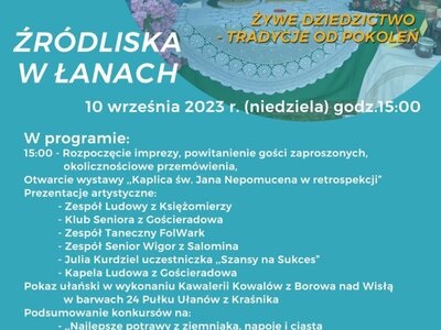 Na zdjęciu program imprezy