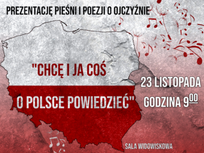 na zdjęciu mapa Polski w barwach narodowych